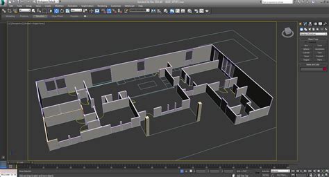 Schéma d'un plan simple dans 3ds Max