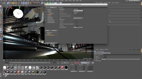 Capture d'écran du menu Paramètres du projet dans Cinema 4D.