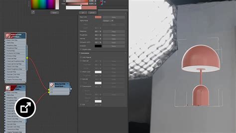 Illustration de l'interface utilisateur de 3ds Max avec divers outils de modélisation et d'animation visibles.