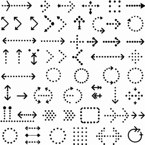 Exemple de contours avec différents marqueurs (flèches, points) appliqués.