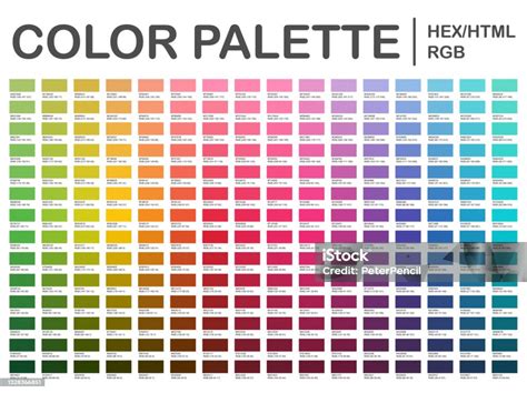Exemple de nuancier Pantone avec les codes couleurs pour papier couché et non couché.