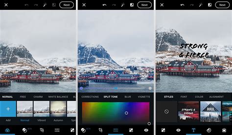 Capture d'écran de l'interface de Photoshop Express Editor.