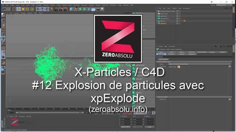 Schéma explicatif du processus d'émission de particules dans Cinema 4D à partir d'une texture