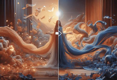 Comparaison visuelle de différents effets appliqués à un même clip vidéo.