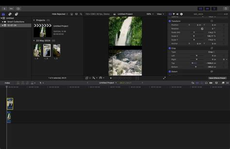 Illustration des commandes à l'écran pour ajuster un effet de censure dans Final Cut Pro.