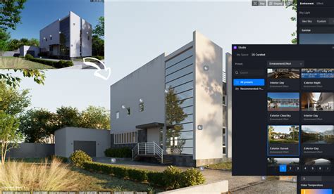 Exemple de configuration d'un environnement HDRI dans Octane Render