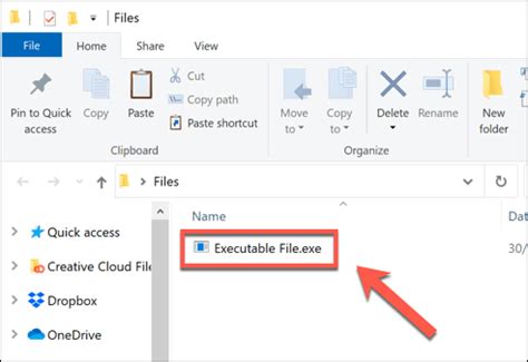 Schéma expliquant la structure d'un fichier exécutable Windows et les causes courantes de corruption.