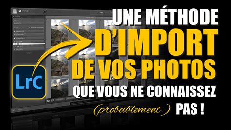 Configuration des paramètres d'importation automatique dans Lightroom