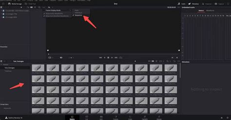 Illustration montrant les différents curseurs de raccord intelligent dans DaVinci Resolve