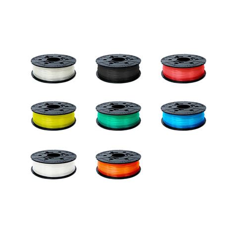 Gamme de couleurs des filaments PLA disponibles en cartouches XYZprinting