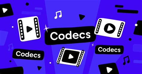 Infographie comparant les codecs vidéo courants (x264, h264) et leurs performances