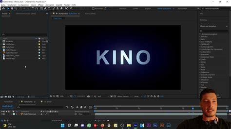 Fenêtre d'importation de fichiers dans After Effects