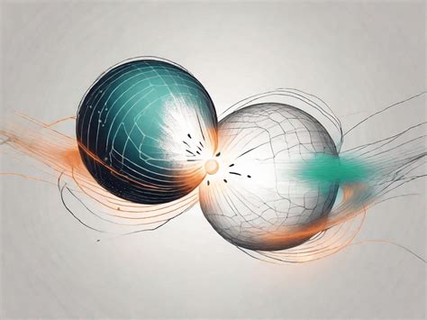 Exemple de simulation 3D avec des sphères entrant en collision, illustrant les paramètres de cloneur et de corps rigide/souple