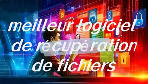 Infographie expliquant les étapes de récupération de fichiers avec un logiciel spécialisé