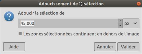 Exemple de l'option 