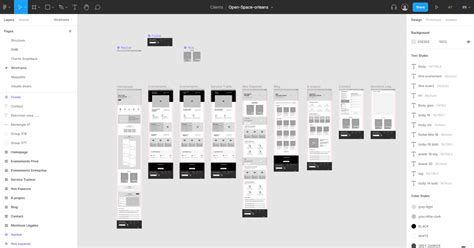 Interface du logiciel Figma avec des éléments de design collaboratif