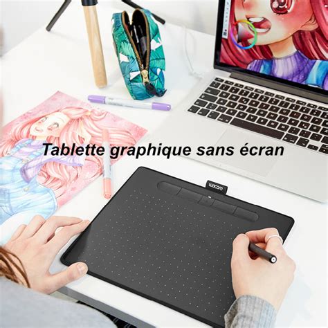 Infographie comparant les caractéristiques et les prix des différentes tablettes graphiques Wacom.