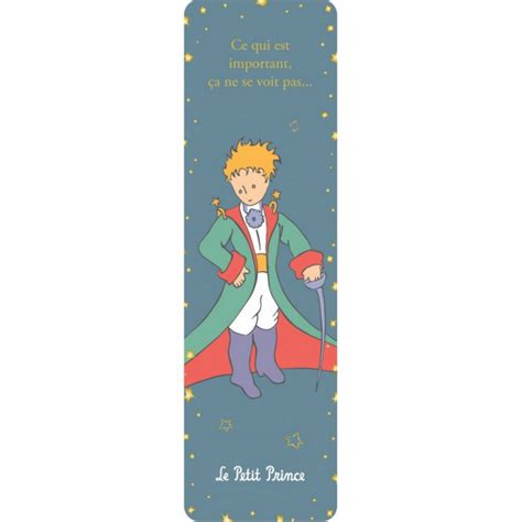 Illustration d'un marque-page coloré avec des éléments du Petit Prince