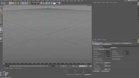 Illustration représentant l'interface de Cinema 4D avec ses divers outils de modélisation et d'animation.