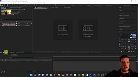 Interface d'After Effects montrant l'outil Rotobrush en action sur un calque