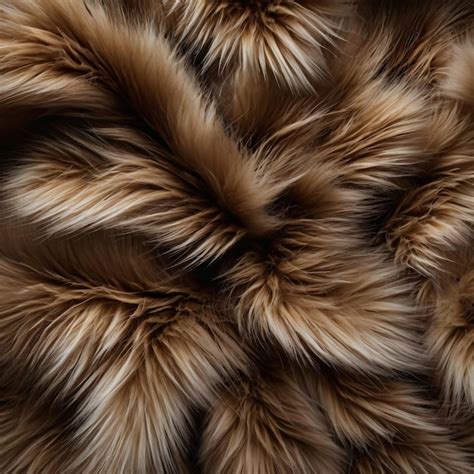 Exemple de texte 3D avec texture de fourrure appliquée