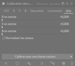 Capture d'écran du module 