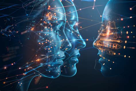 Visuel conceptuel représentant une intelligence artificielle traitant et transformant une image.