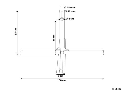 Structure de base en croix pour l'épouvantail