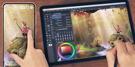 Infographie montrant la répartition des licences CLIP STUDIO PAINT sur différents appareils (PC, tablette, mobile)