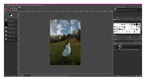 Interface du filtre Renforcer la netteté dans GIMP avec ses paramètres