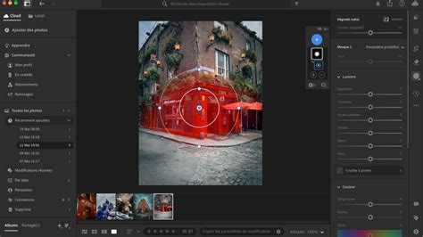 Exemple d'utilisation des masques IA dans Lightroom pour isoler et ajuster la peau.