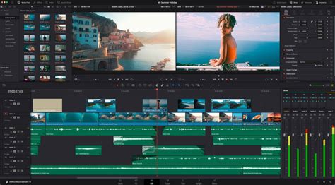 Schéma comparatif des configurations minimales pour DaVinci Resolve sous macOS, Windows et Linux