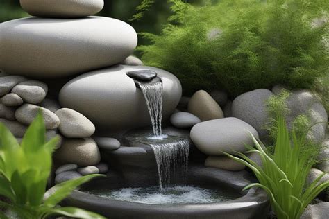 Exemple d'une simulation de fontaine zen réalisée avec RealFlow.