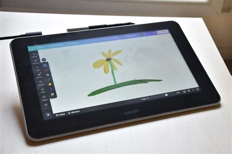 Schéma de connexion d'une tablette graphique Wacom à un ordinateur
