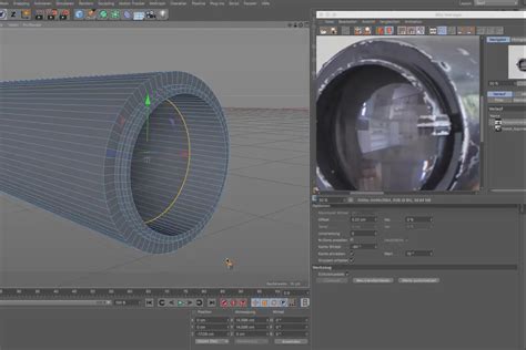 Schéma illustrant l'utilisation de l'opérateur Connecter dans Cinema 4D pour joindre deux objets.