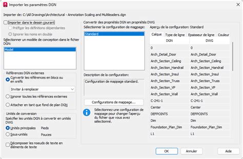 Capture d'écran montrant la boîte de dialogue 