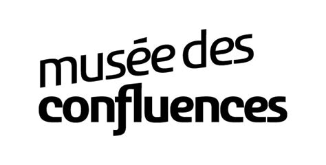 Illustration du principe graphique du logo du Musée des Confluences : deux triangles se rejoignant.