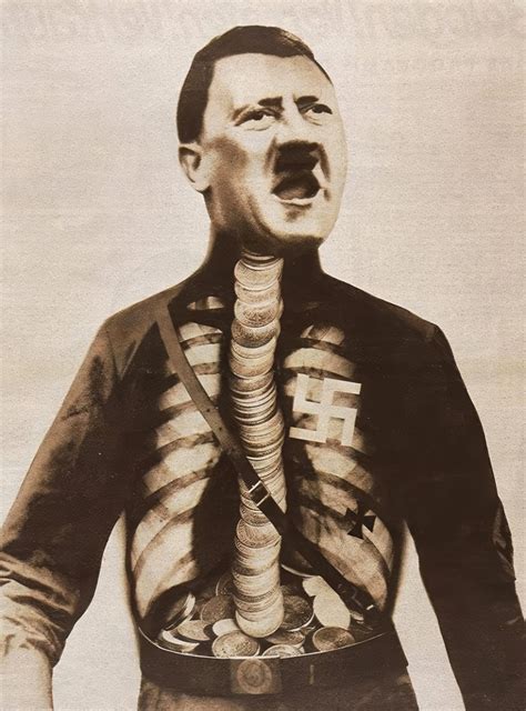 Exemple de photomontage historique, comme ceux réalisés par John Heartfield.
