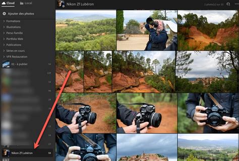 Infographie comparant les collections synchronisées classiques et les collections dynamiques dans Lightroom.