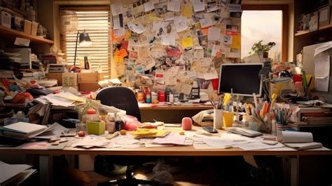 Illustration d'un bureau d'ordinateur encombré de dossiers de photos numériques