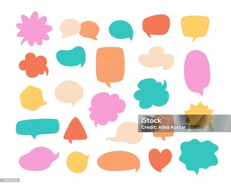 Illustration des différents types de bulles de dialogue : classique, pensée, cri, murmure, voix déformée.