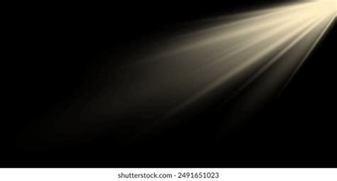 Exemple d'un overlay de rayons lumineux sur fond noir prêt à être intégré dans Photoshop.