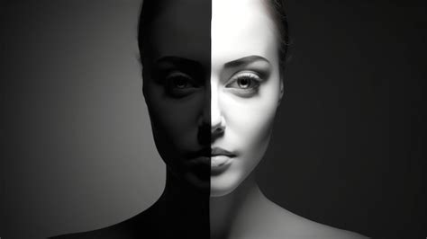 Exemple de portrait utilisant la technique du 