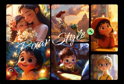 Exemple d'image générée par IA dans le style Pixar, montrant un personnage de dessin animé.