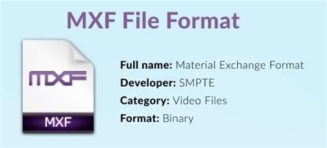 Schéma expliquant la structure d'un fichier MXF et ses métadonnées