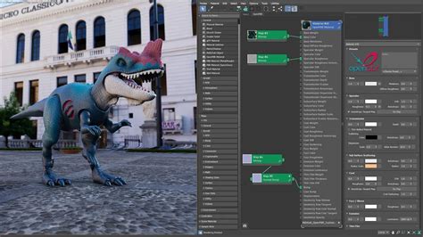 Exemple d'utilisation du matériau OpenPBR dans 3ds Max