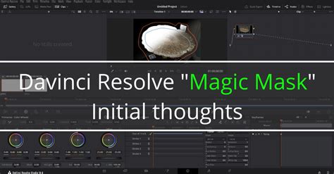 Illustration des capacités de l'IA de DaVinci Resolve, comme le Magic Mask