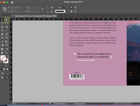 Schéma illustrant la structure d'un livre InDesign avec ses documents et gabarits