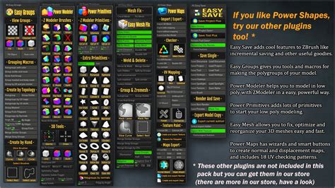 Illustration de l'interface du plugin Blend Shapes dans ZBrush