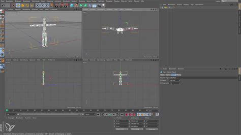 Interface utilisateur de Cinema 4D avec le menu Vue mis en évidence